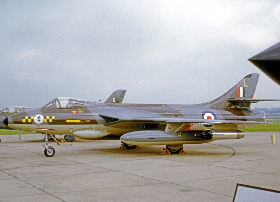 Hawker Hunter Fga.9 Xj642 L.54 Abin 15.06.68 Edited 2