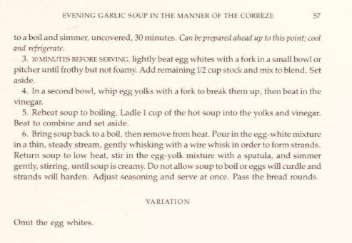 Garlic Soup Recipe 2